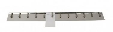 Porte-fiches inox - 12 ressorts