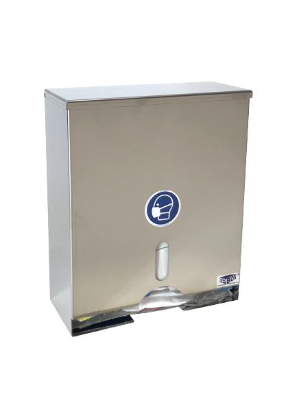 [957420] Stainless steel dispenser for foldable FFP2 masks