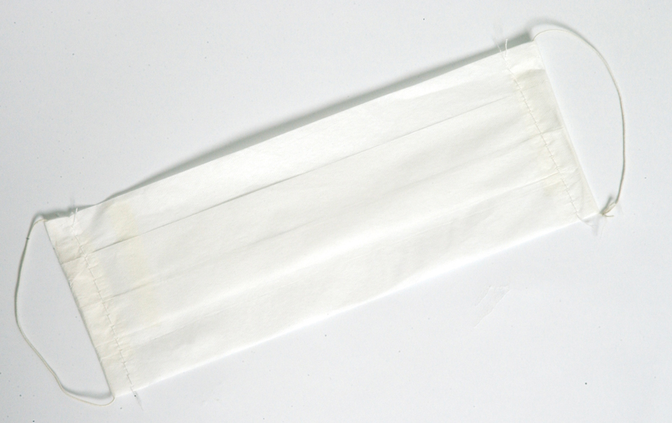 [957608] Box of 100 paper masks - 1 ply