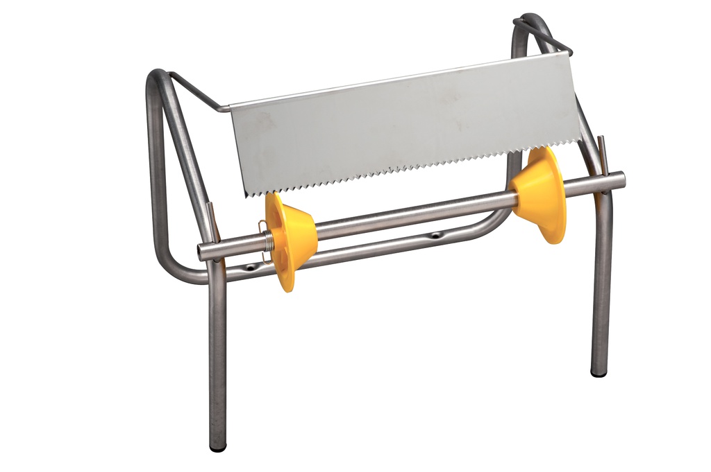 [957705] Stainless steel dispenser for paper rolls - wall mounted