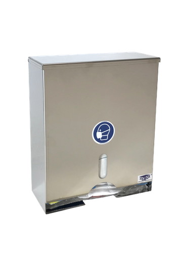 [957420] Distributeur inox pour masques coque FFP2 pliables